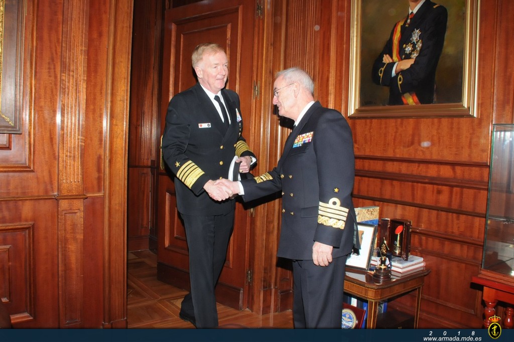 Visita del Almirante James Gordon Foggo III, Almirante de la Armada de EEUU al CGA